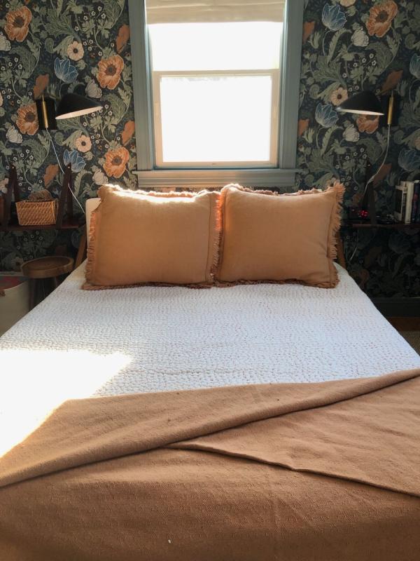 Customer photo for "Beautiful and cozy Pebbled Organic Quilt"