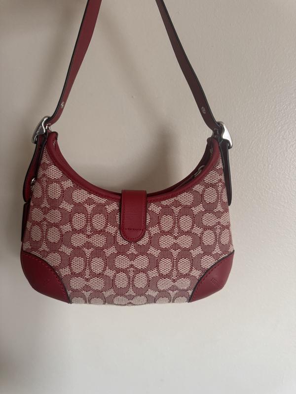 COACH Originals Cherry Print Leather Hamptons Hobo Bag - Macy's