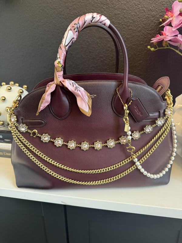 ほぼ未使用 COACH Soft Empire Carryall Bag 40 COACH Soft Empire 40 Leather Carryall Satchel Bag | Dillard's