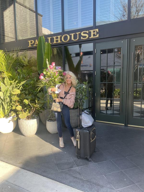 I turned 62 and I'm sporting my new purse and I absolutely love it. I'm obsessed with Coach.