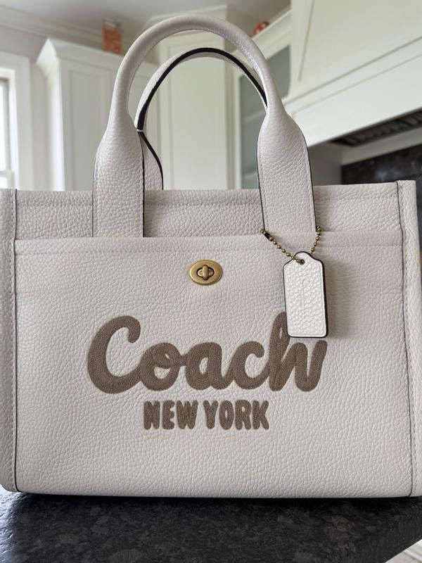 【COACH】Medium Bubble Leather Cargo Tote Bag Amazon.com: Coach Bubble Leather Cargo Tote 20, B4/Black