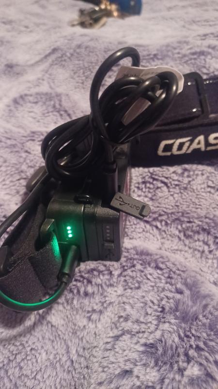 COAST ZX20B Rechargeable Booster with Power Bank and LED Safety 