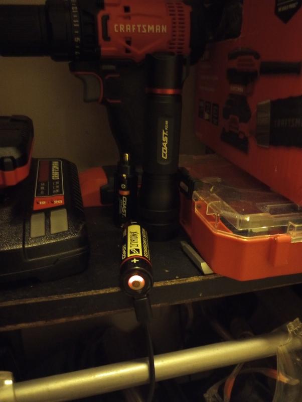 COAST PX19R 2600 Lumen Rechargeable Focusing LED Flashlight COAST PX19R 2600 Lumen Rechargeable Focusing LED Flashlight