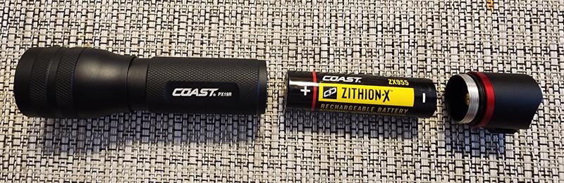 COAST PX19R 2600 Lumen Rechargeable Focusing LED Flashlight COAST PX19R 2600 Lumen Rechargeable Focusing LED Flashlight