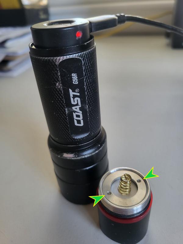 G55 Tail Cap | COAST: Innovative LED Flashlights and Hands Free