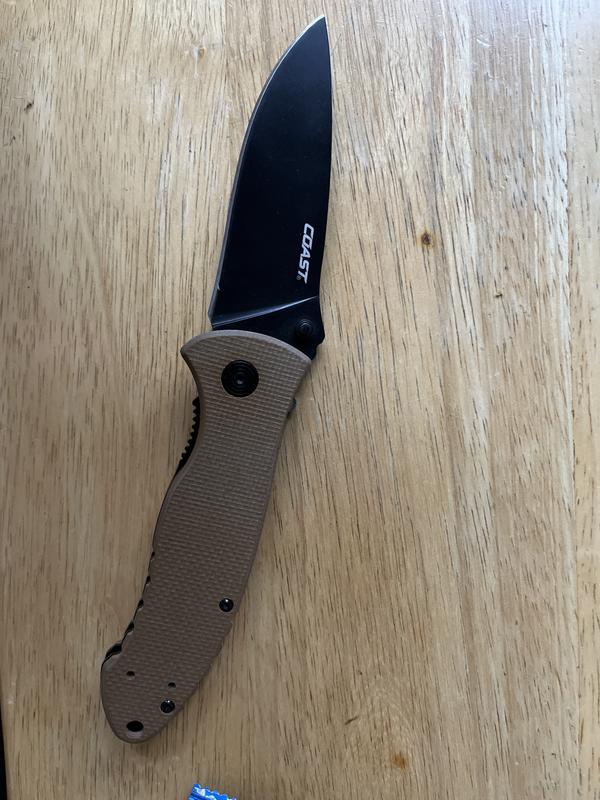 COAST Crew DX344 Double Lock Serrated Pocket Knife – COAST Products