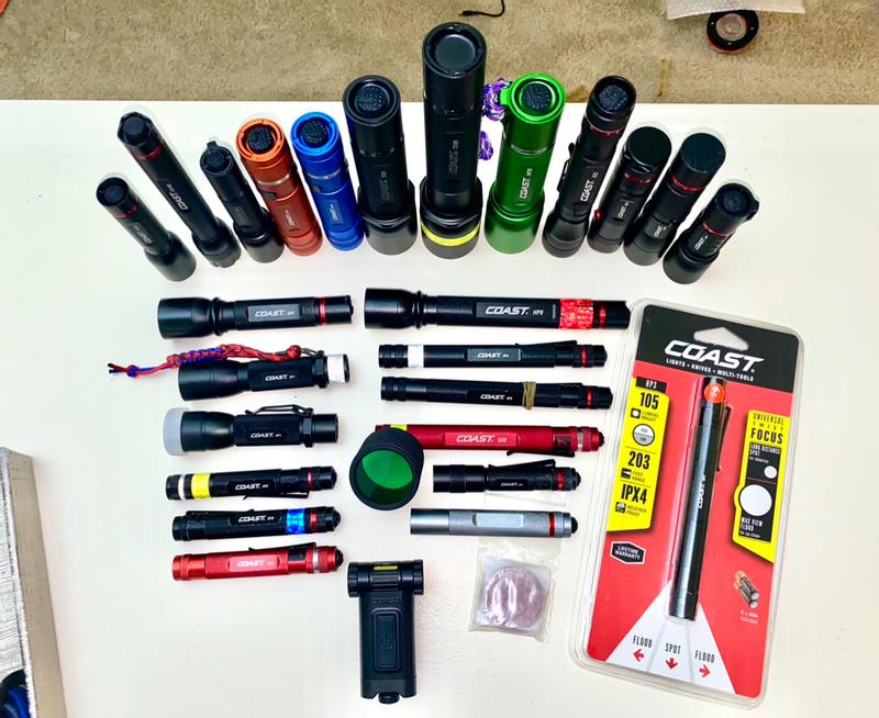 COAST HP8R 1000 Lumen RECHARGEABLE-DUAL POWER LED Flashlight COAST HP8R 1000 Lumen RECHARGEABLE-DUAL POWER LED Flashlight