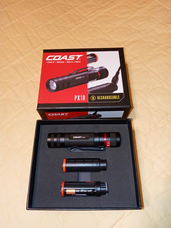 Reviews for Coast PX1R 460 Lumens Rechargeable Focusing LED Flashlight | Pg 1 - The Depot