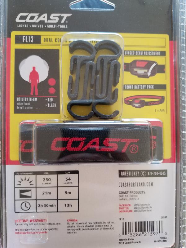 Coast Light Packaging - Reverse