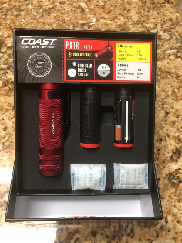coast px1r 460 lm rechargeable focusing led flashlight black Flashlight, : Buy Online at Best Price in KSA Coupling the Pure Beam Optic with the ability to twist focus PX1R | COAST: Innovative LED