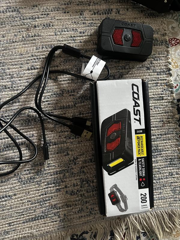 COAST ZX20B Rechargeable Booster with Power Bank and LED Safety 