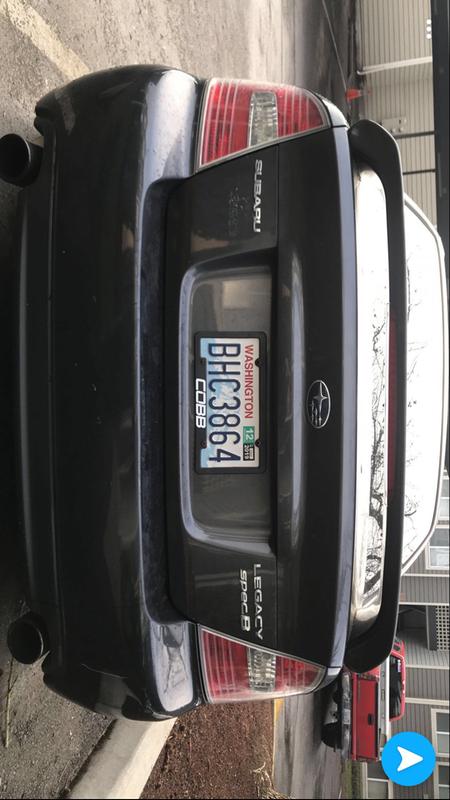 Cobb Tuning New Cobb Black License Plate Frame