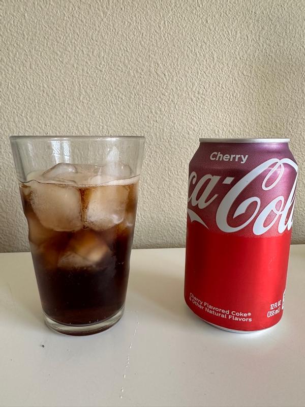 1989 Cherry Coke Coca Cola 2 cans set USA Pop Art Excellent