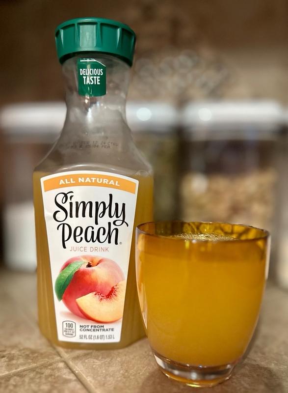 Simply shop peach juice