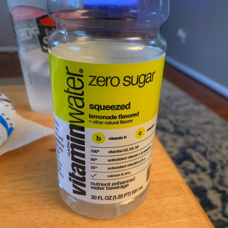 vitaminwater Zero Water Beverage Nutrient Enhanced Squeezed Lemonade - 20  Fl. Oz. - Albertsons