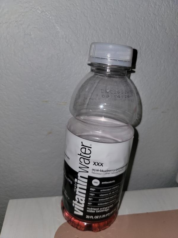 empty vitamin water bottle