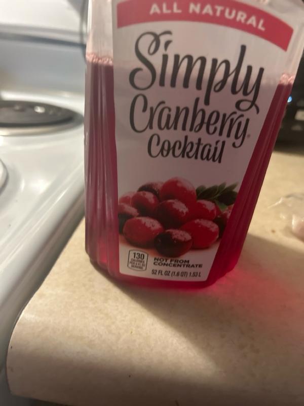 Simply cranberry outlet juice