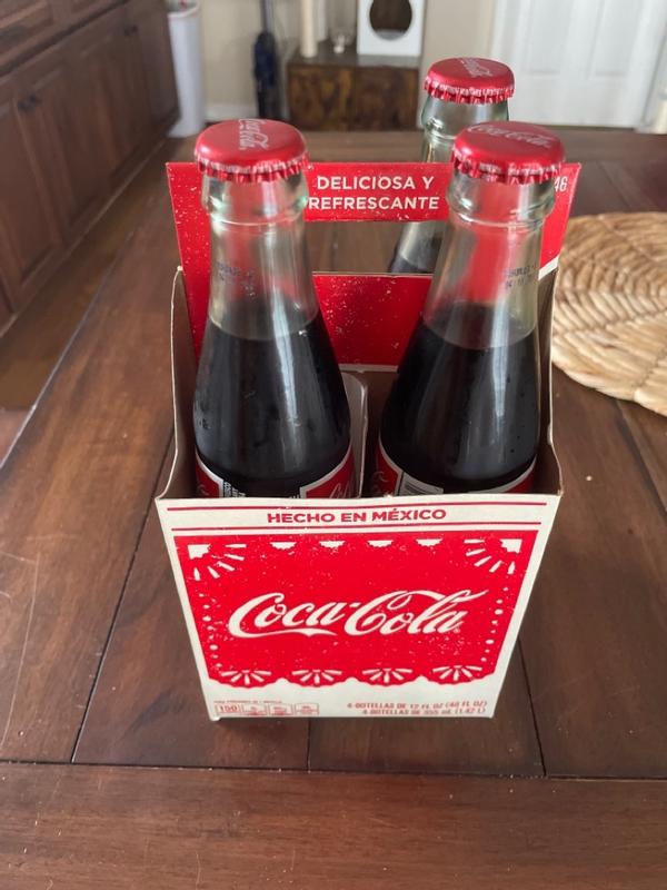 Large Glass COCA-COLA Soda Bottle 1 1/4 liters Made In Mexico 2012 hecho 13  inch