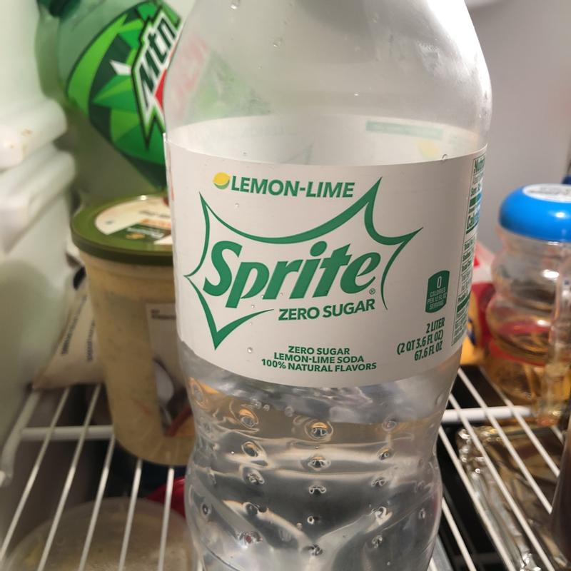 Sprite Zero Sugar Soda, 2 L Bottle, sprite zero