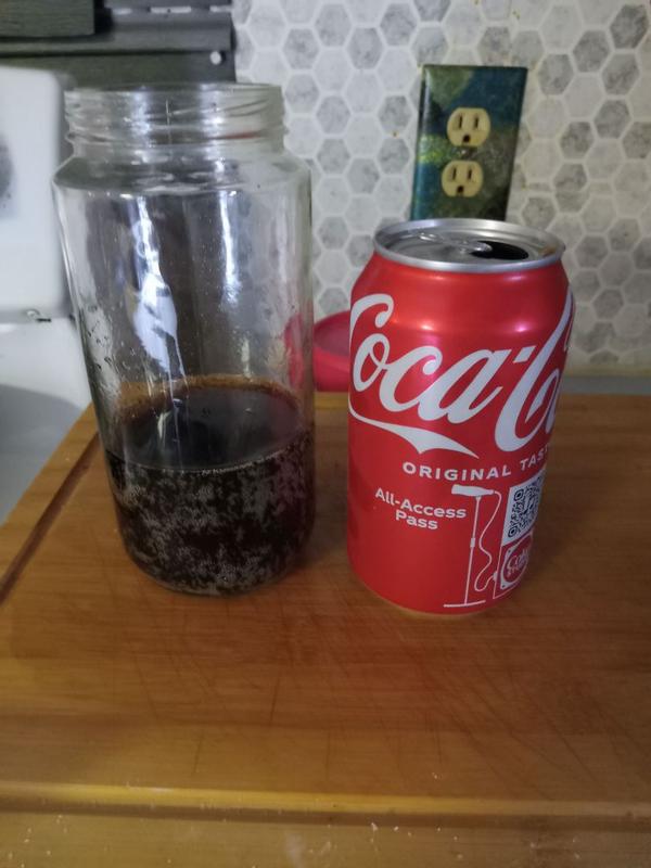 Pair of 1978 glass 2 Liter 67.6 Oz. Coca Cola Coke Bottles