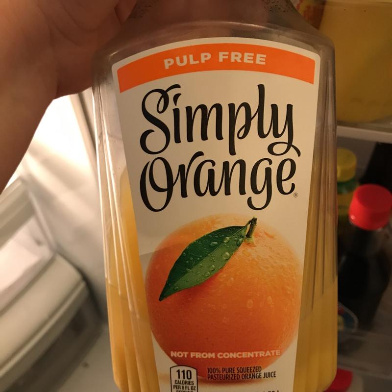 Simply Orange Juice Pulp Free - 89 oz jug