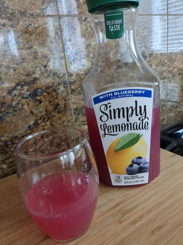 Simply Lemonade with Blueberry, All Natural Non-GMO, 52 fl oz Meijer