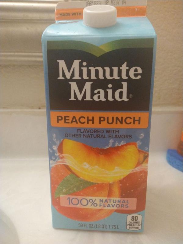 Minute Maid Fruit Drink, Peach Flavored, Search