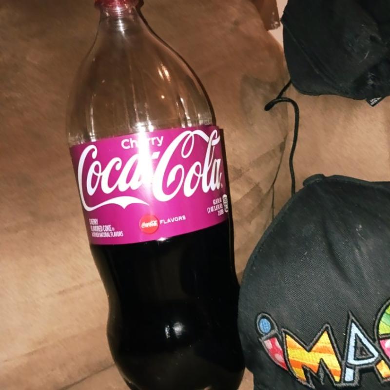 Coca-Cola Cherry Soda Pop, 2 Liter Bottle 