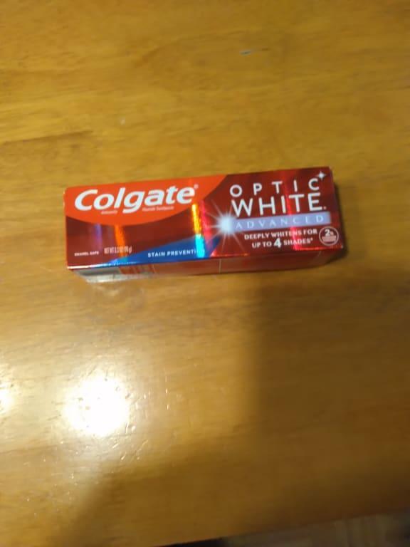 Colgate Optic White Teeth Whitening with Charcoal Toothpaste, Cool