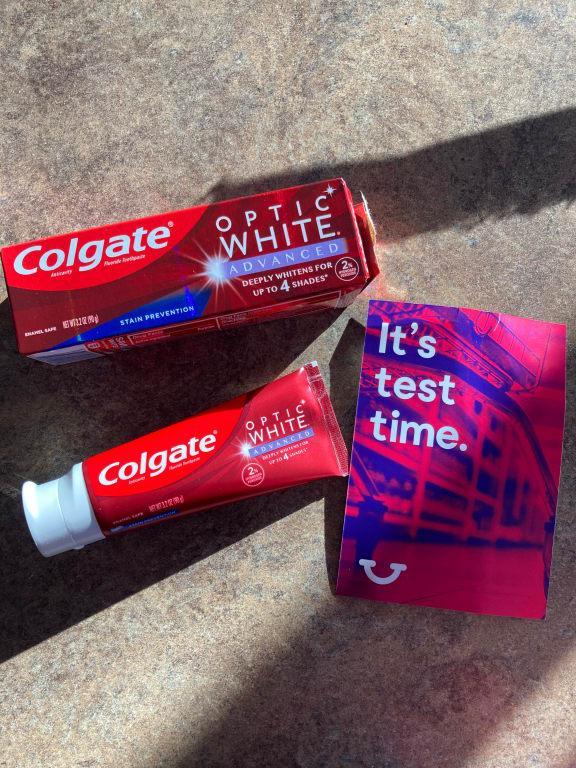 Colgate Optic White Teeth Whitening with Charcoal Toothpaste, Cool Mint  Cool Mint