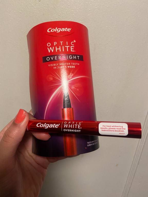 Whiten Teeth Colgate Optic White Overnight Directions Whiten Teeth