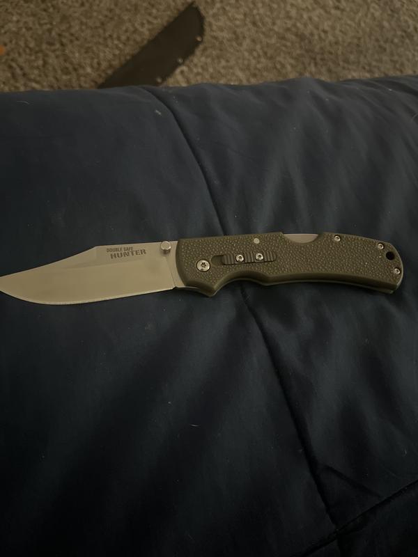 thumbnail image 2 of Cold Steel Double Safe Hunter Slock Master Red GFN Folding Knife 2 of 12