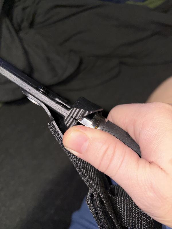 Break the seal with thumb
