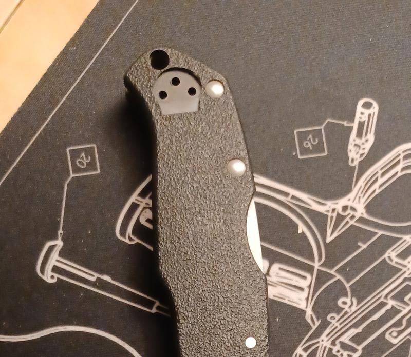 Holding clip popped out