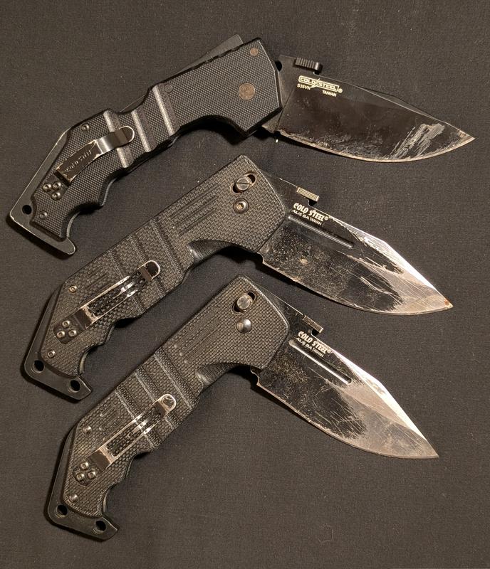 They've endured almost a quarter century of abuse as cutters, screwdrivers, and hammers.  lol