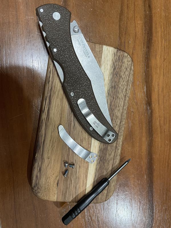 The only small drawback is that the original pocket clip is not very smooth. I prefer the CS universal pocket clip!