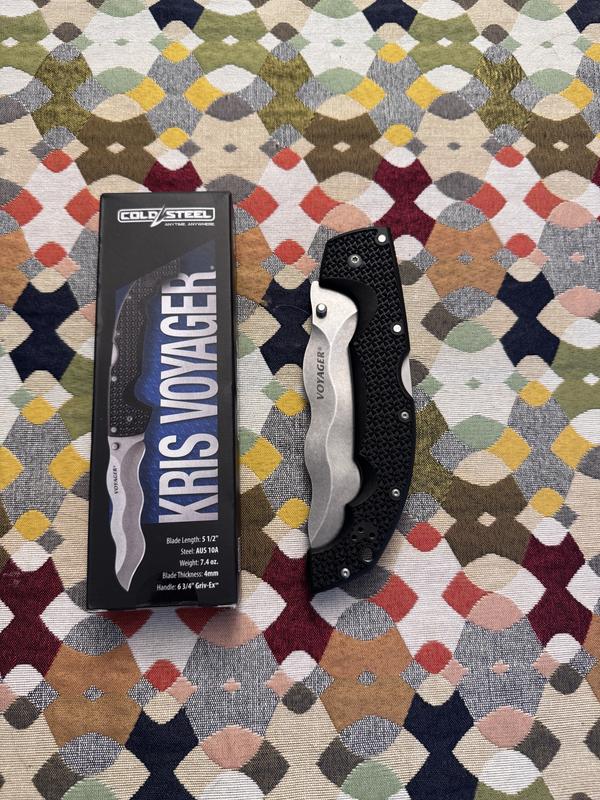 VOYAGER XL KRIS BLADE - PLAIN EDGE (AUS10A) | Cold Steel Knives