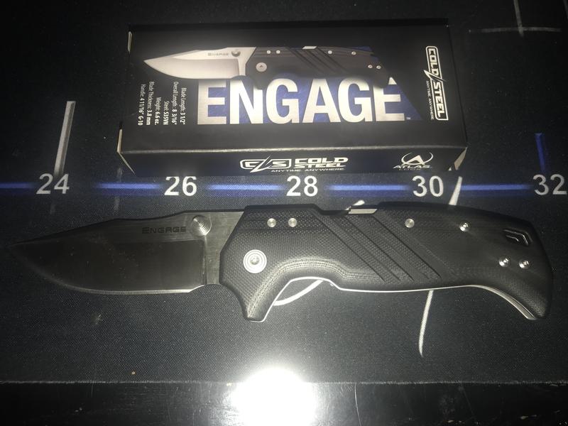 Laying on my Cold Steel Mat