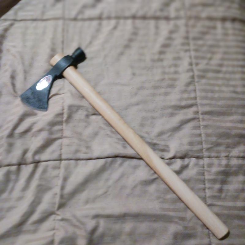 thumbnail interactive-video image 1 of Cold Steel Pipe Hawk Frontier Hawk - 22 Inch Forged Carbon Steel Tomahawk With Hammer Poll 1 of 5