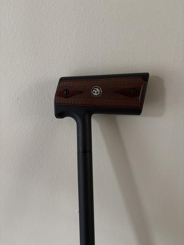 Wood grips fit perfectly