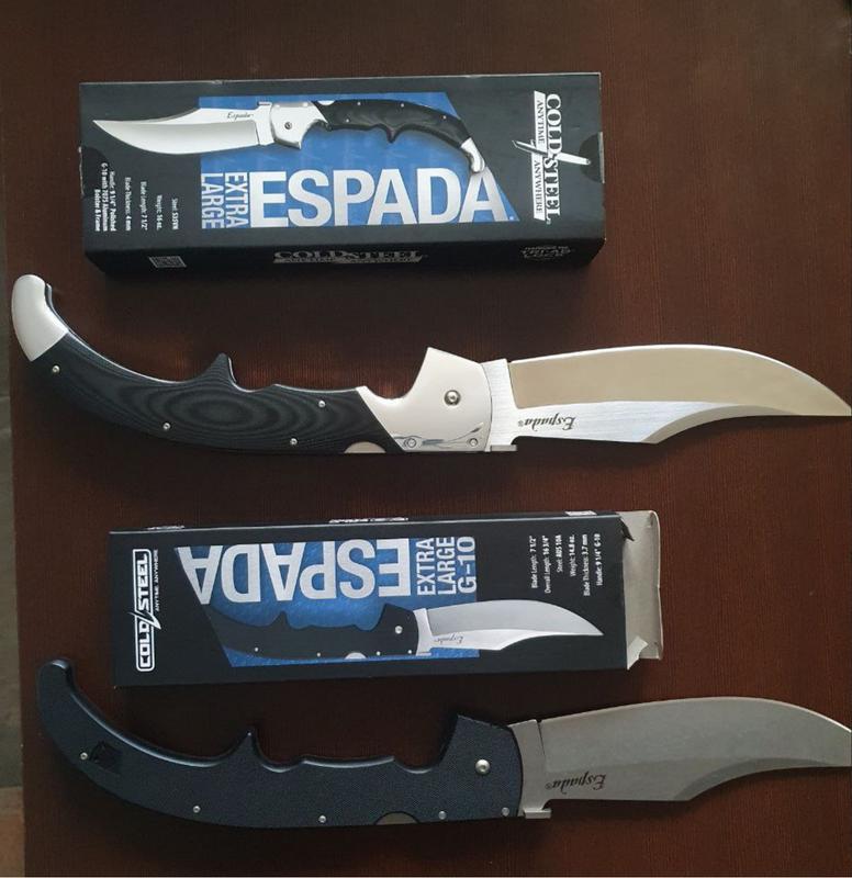 ▷ Cold Steel Espada XL G10, Navaja Táctica