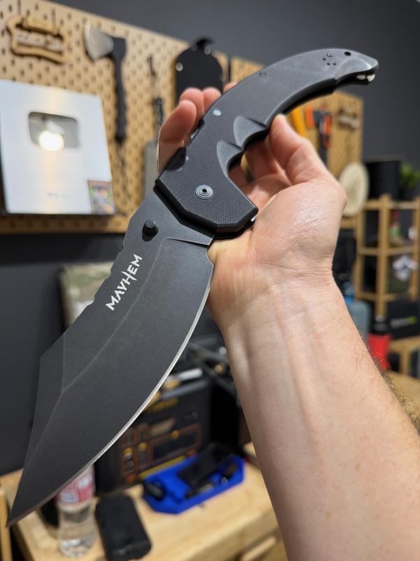 Mayhem ブラックメタル　BLACKL MAYHEM BLACKOUT - S35VN | Cold Steel Knives