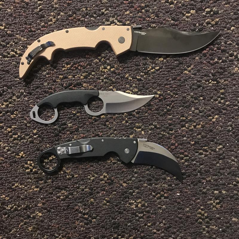 Read my reviews on these other COLD STEEL knives on the COLD STEEL WEBSITE.