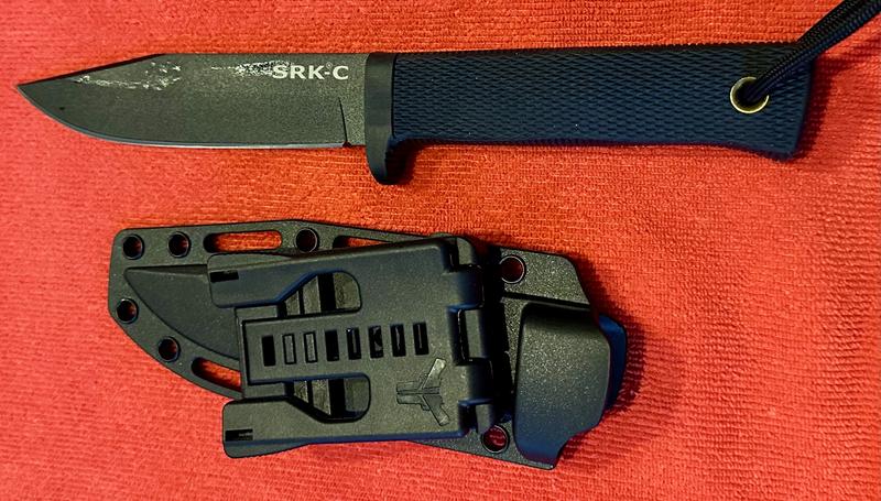 SRK-C (Compact) is one very Well Engineered & Re-Focus on EDC.  I upgrade mine with a Quick Link Belt Connection.