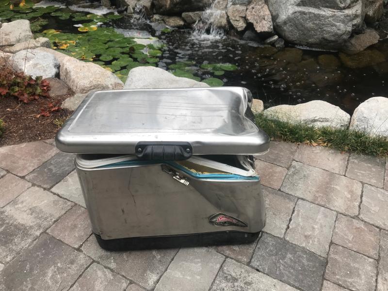 Coleman Steel Belted Green 54-Quart Insulated Chest Cooler at