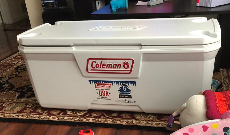 Coleman 150 quart marine hot sale cooler