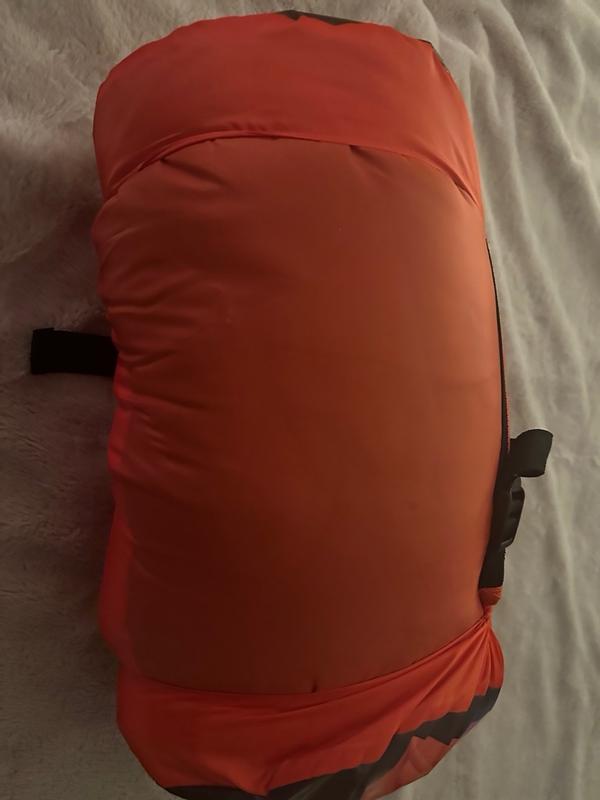 Hotcore-cooper R-7- Lightweight Rectangular Sleeping Bag, Burnt Orange- 7c/ 44f - Smith Army Surplus