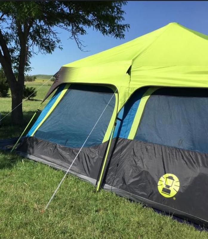 10-Person Dark Room Instant Cabin Tent with Rainfly | Coleman