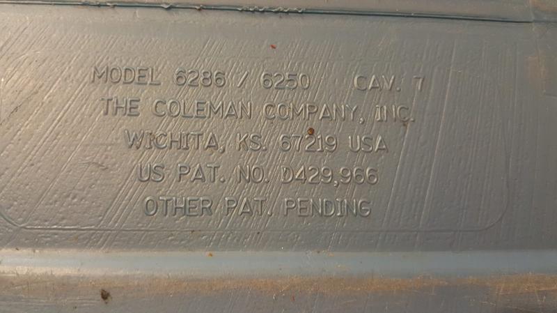 coleman cooler model 5299