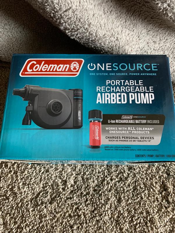 Coleman battery air pump best sale